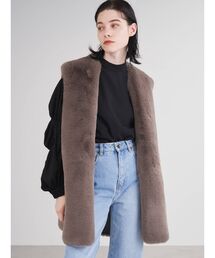 ELENDEEK | FAUX FUR GILET(その他アウター)