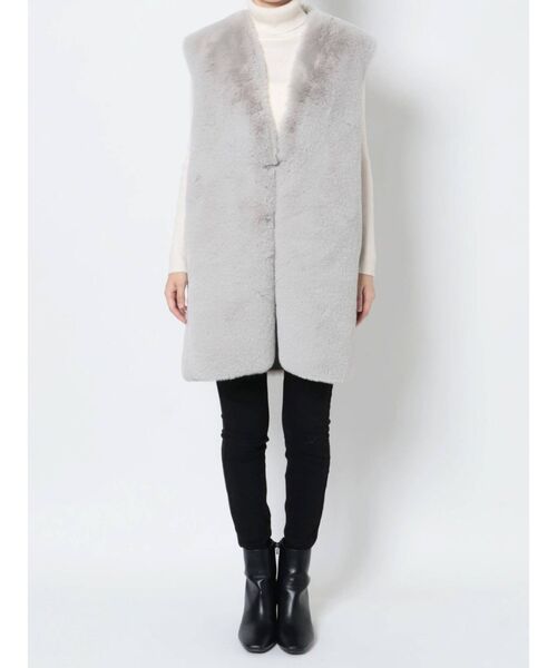 ELENDEEK（エレンディーク）の「フェイクファージレ（その他アウター