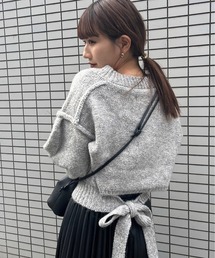 FREE'S MART | ◆バックリボンショート丈ニット(ニット/セーター)