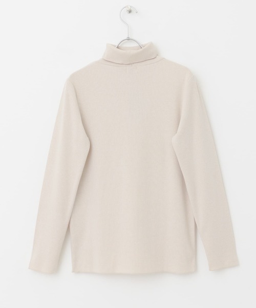 URBAN RESEARCH DOORS（アーバンリサーチドアーズ）の「『UR TECH』テレコタートルネックTシャツ（Tシャツ/カットソー・レディース・ライトグレー/オフホワイト/ブラック・MEDIUM）」の20枚目の写真