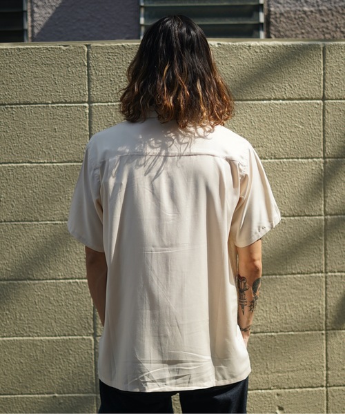 roial(ロイアル)の「SS SHIRT/ROAIL(ロイアル)半袖オープンカラーシャツ(シャツ/ブラウス・メンズ・ストライプ/オフホワイト/ネイビー/ホワイト系その他2/ピンク・LARGE/X-LARGE/MEDIUM)」の11枚目の写真