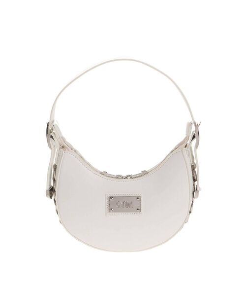 GYDA(ジェイダ)の「ラウンドチェーンハンドバッグ(ハンドバッグ・レディース・ブラック/オフホワイト・FREE)」の12枚目の写真