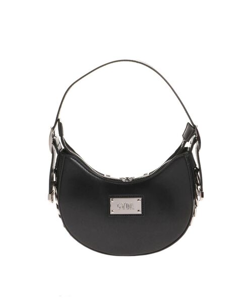 GYDA(ジェイダ)の「ラウンドチェーンハンドバッグ(ハンドバッグ・レディース・ブラック/オフホワイト・FREE)」の13枚目の写真