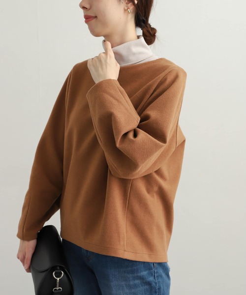 URBAN RESEARCH DOORS(アーバンリサーチドアーズ)の「ワイドVネックポンチプルオーバー(Tシャツ/カットソー・レディース・ブルー/ブラウン/ブラック・MEDIUM)」の22枚目の写真