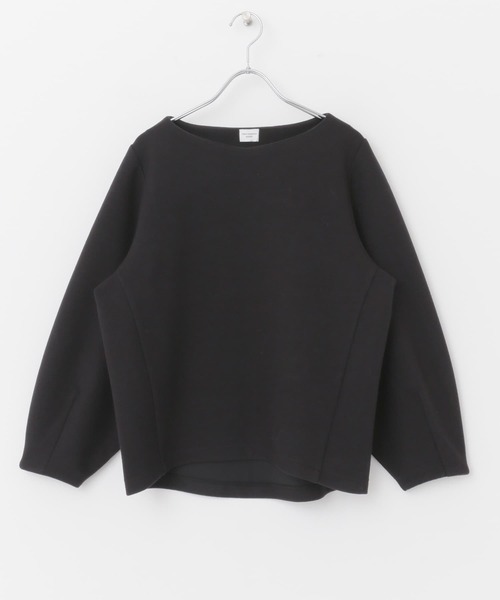 URBAN RESEARCH DOORS ワイドVネックプルオーバー チャコール セール】ワイドVネックポンチプルオーバー（Tシャツ/カットソー
