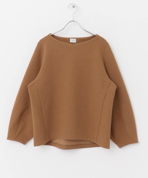 URBAN RESEARCH DOORS(アーバンリサーチドアーズ)の「ワイドVネックポンチプルオーバー(Tシャツ/カットソー・レディース・ブルー/ブラウン/ブラック・MEDIUM)」の6枚目の写真