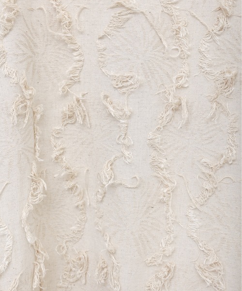 ap retro(アプレトロ)の「フリンジ キャミワンピース / ロング丈(ワンピース・レディース・アイボリー/ホワイト/ブラック/ネイビー・FREE)」の16枚目の写真