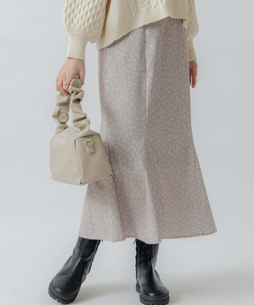 flower(フラワー)の「テンダーブルームスカート(スカート・レディース・アイボリー/ベージュ・FREE)」の1枚目の写真