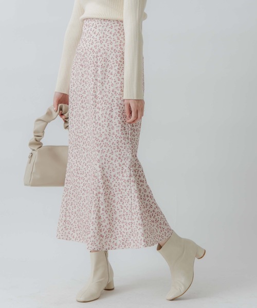 flower(フラワー)の「テンダーブルームスカート(スカート・レディース・アイボリー/ベージュ・FREE)」の2枚目の写真