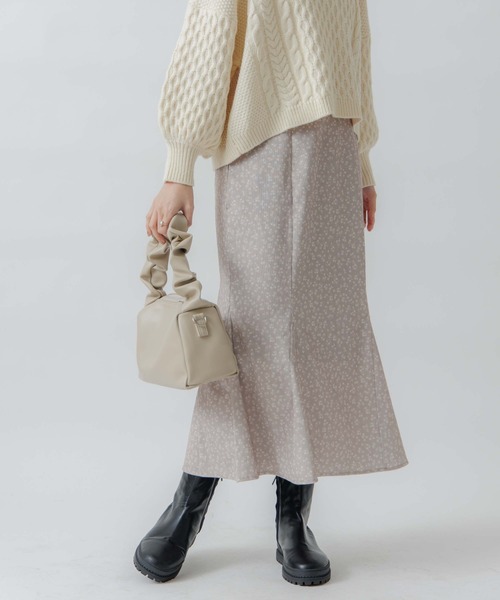 flower(フラワー)の「テンダーブルームスカート(スカート・レディース・アイボリー/ベージュ・FREE)」の12枚目の写真