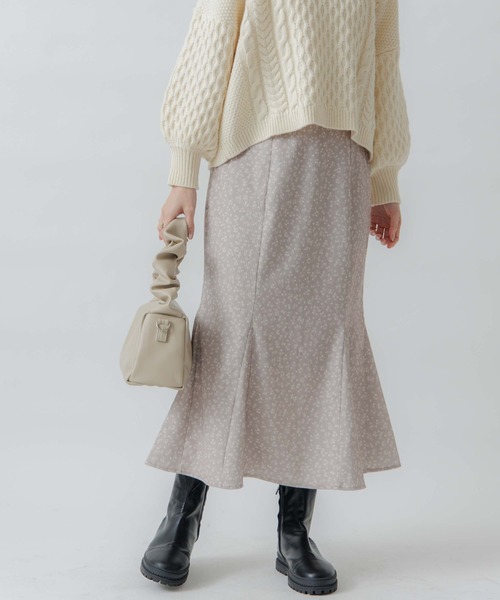 flower(フラワー)の「テンダーブルームスカート(スカート・レディース・アイボリー/ベージュ・FREE)」の17枚目の写真