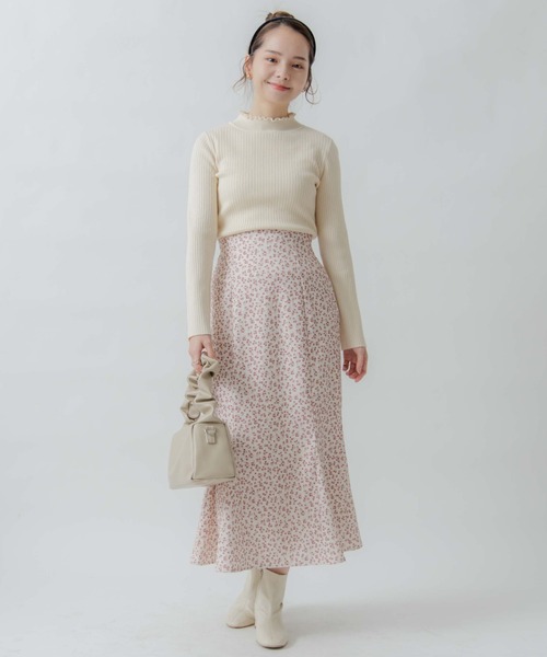 flower(フラワー)の「テンダーブルームスカート(スカート・レディース・アイボリー/ベージュ・FREE)」の21枚目の写真