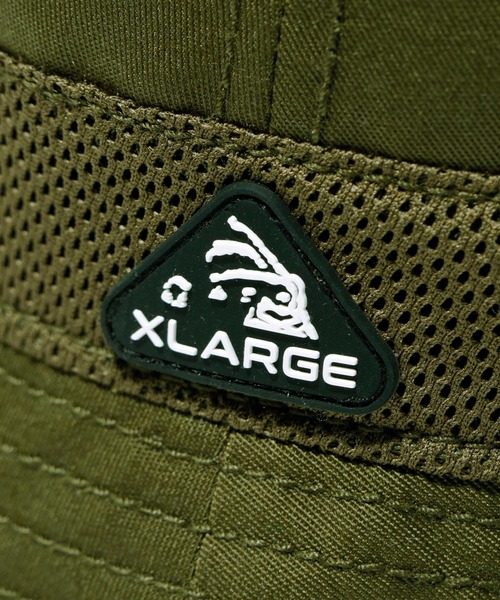 XLARGE(エクストララージ)の「MESH PANEL BUCKET HAT(ハット・メンズ・オリーブ/ブラック/ネイビー・M/L)」の5枚目の写真