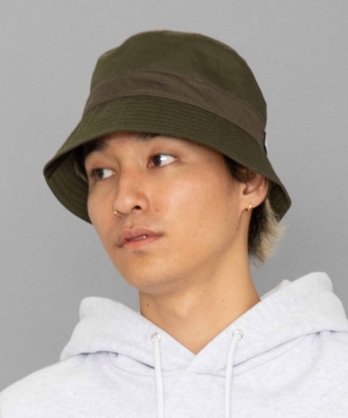 XLARGE(エクストララージ)の「MESH PANEL BUCKET HAT(ハット・メンズ・オリーブ/ブラック/ネイビー・M/L)」の6枚目の写真