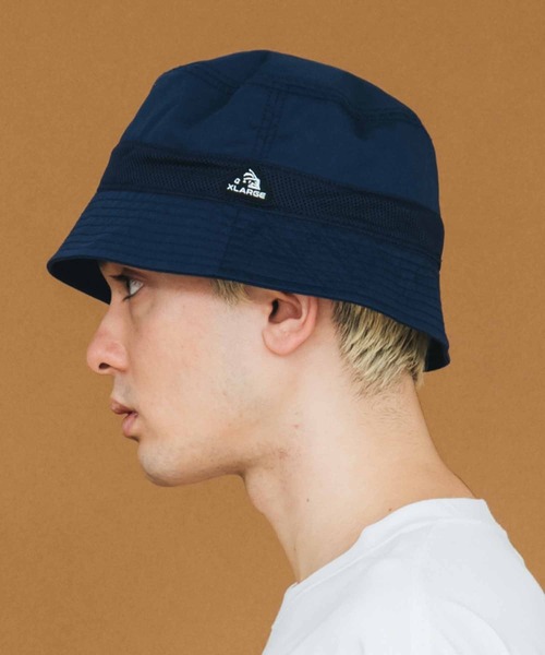 XLARGE(エクストララージ)の「MESH PANEL BUCKET HAT(ハット・メンズ・オリーブ/ブラック/ネイビー・M/L)」の10枚目の写真