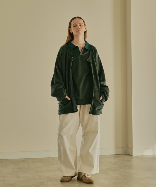 COLIN(コリン)の「COLIN:Peter 1TUCK MILITARY COCOON PANTS / Peter ミリタリー タック ワイドパンツ コクーン パンツ(カーゴパンツ・メンズ・ベージュ/ホワイト/ブラック・L/M)」の4枚目の写真
