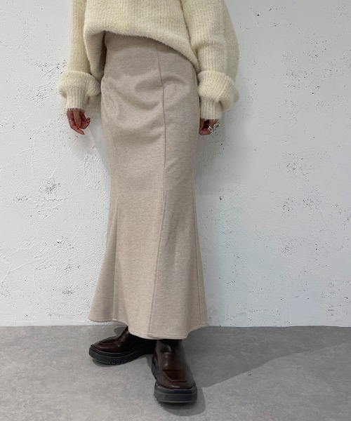 apres jour mignon(アプレジュールミニョン)の「スリットマーメイドスカート【ZOZOTOWN限定アイテム】(スカート・レディース・ブラック/オレンジ/オートミール・SMALL/MEDIUM/X-LARGE)」の20枚目の写真