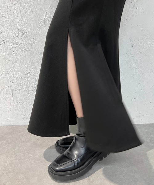 apres jour mignon(アプレジュールミニョン)の「スリットマーメイドスカート【ZOZOTOWN限定アイテム】(スカート・レディース・ブラック/オレンジ/オートミール・SMALL/MEDIUM/X-LARGE)」の14枚目の写真
