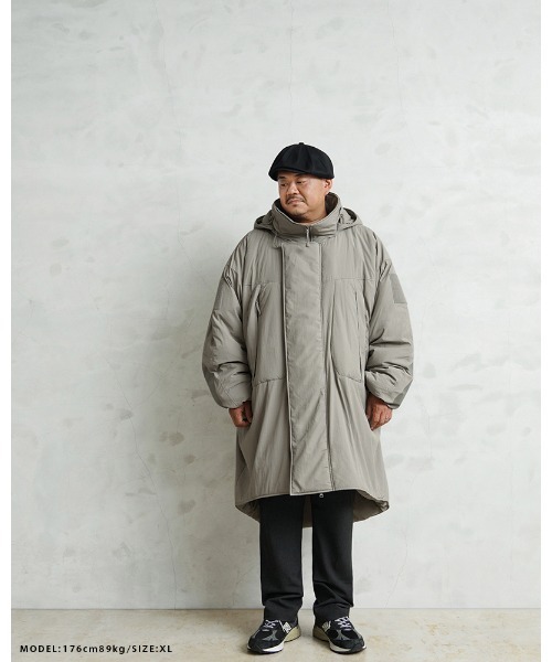 WAIPER.inc モンスターパーカーPERTEX UNLIMITED グレー 米軍 PCU LEVEL7 TYPE2 PRIMALOFT モンスターパーカー PERTEX