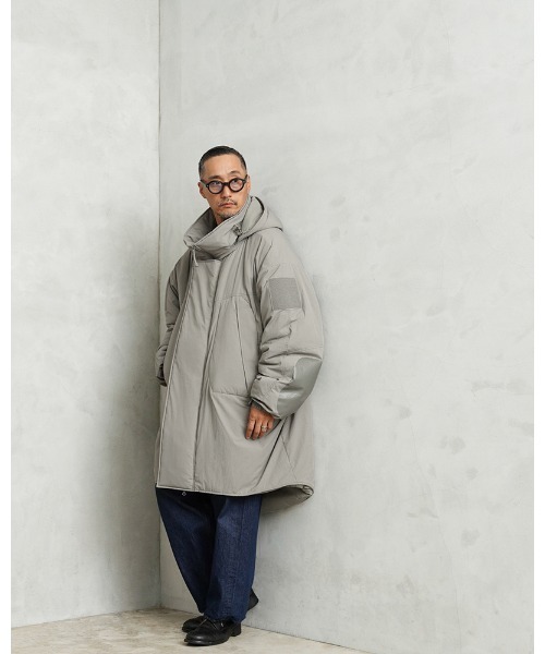 WAIPER.inc モンスターパーカーPERTEX UNLIMITED グレー 米軍 PCU LEVEL7 TYPE2 PRIMALOFT モンスターパーカー PERTEX