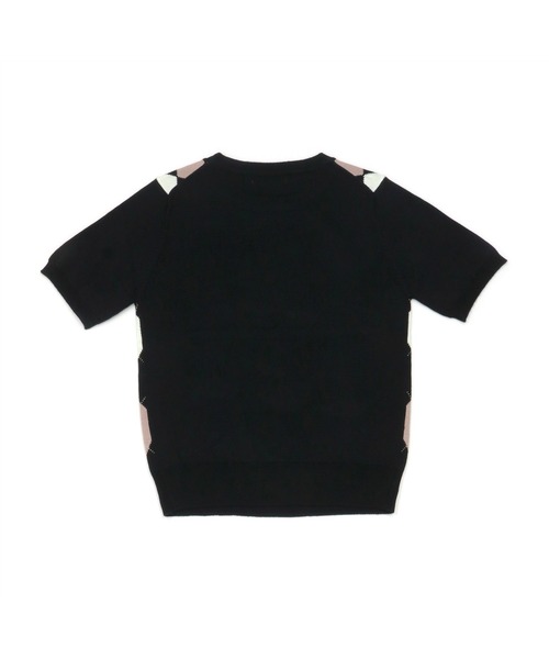 TOKYO SHIRTS（トウキョウシャツ）の「アーガイル柄 アンサンブルニット（アンサンブル・レディース・ネイビー/ブラック・M/L）」の10枚目の写真