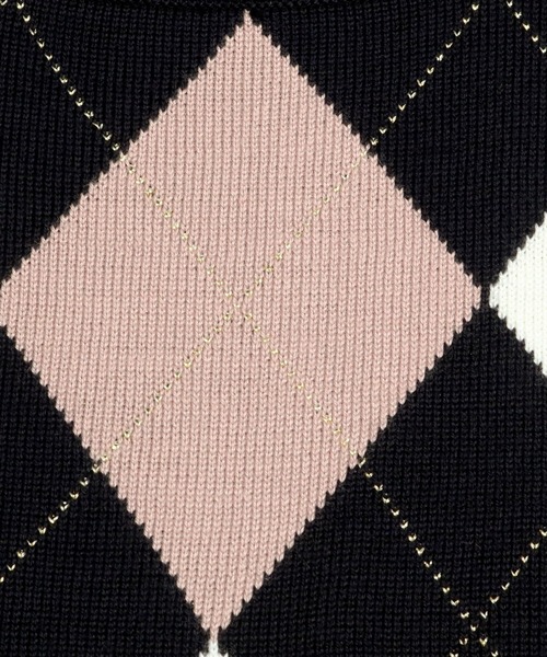TOKYO SHIRTS（トウキョウシャツ）の「アーガイル柄 アンサンブルニット（アンサンブル・レディース・ネイビー/ブラック・M/L）」の16枚目の写真