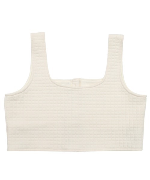 select MOCA(セレクトモカ)の「2WAYキルティングショートビスチェ(ベスト・レディース・オフホワイト/ブラック・FREE)」の17枚目の写真