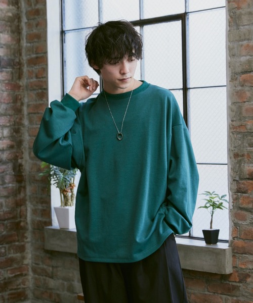 Alpinus(アルピナス)の「smoke color long sleeve Tee / スモークカラー ロングスリーブTシャツ(Tシャツ/カットソー・メンズ・ブルー/グリーン/パープル・SMALL/MEDIUM)」の6枚目の写真