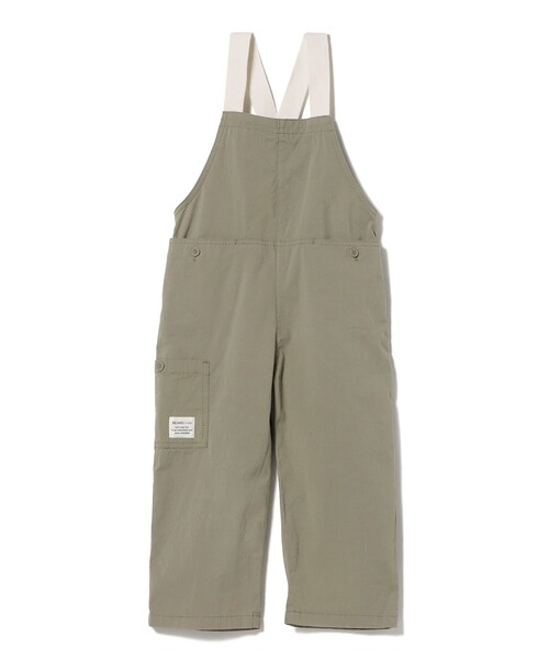 BEAMS mini（ビームスミニ）の「BEAMS mini / ポケット キャンプ サロペット（90～150cm）（サロペット/オーバーオール・キッズ・オリーブ/ベージュ/ネイビー・90/100/110/120/130/140/150）」の3枚目の写真