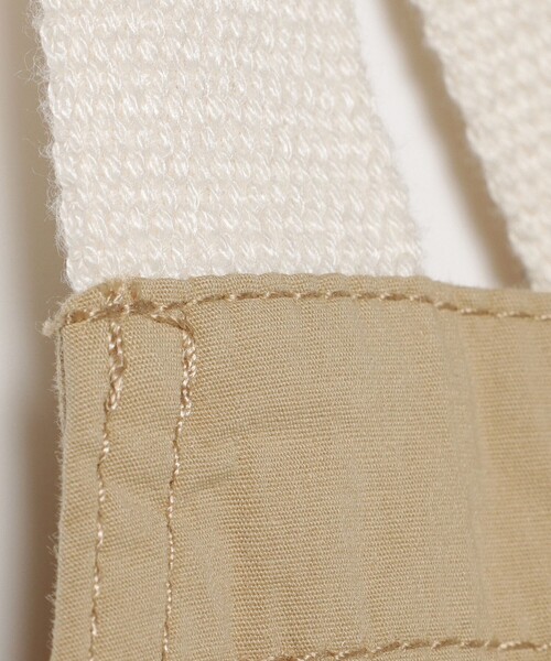 BEAMS mini（ビームスミニ）の「BEAMS mini / ポケット キャンプ サロペット（90～150cm）（サロペット/オーバーオール・キッズ・オリーブ/ベージュ/ネイビー・90/100/110/120/130/140/150）」の4枚目の写真