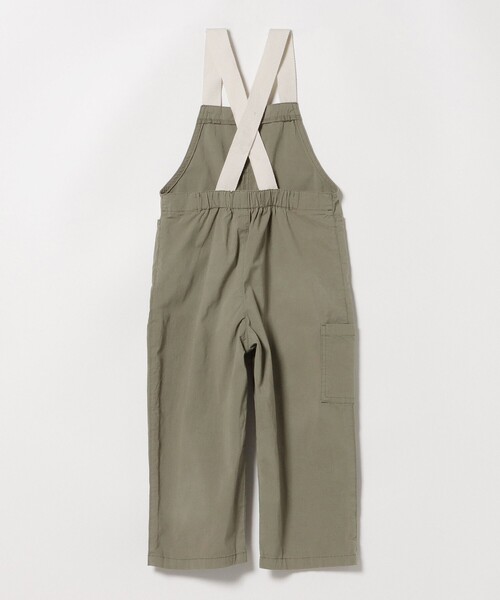 BEAMS mini（ビームスミニ）の「BEAMS mini / ポケット キャンプ サロペット（90～150cm）（サロペット/オーバーオール・キッズ・オリーブ/ベージュ/ネイビー・90/100/110/120/130/140/150）」の10枚目の写真
