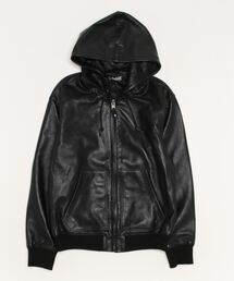 schott(Vbg)Schott(Vbg)  LEATHER FULLZIP PARKA/U[ tWbv p[J[(C_[XWPbg)