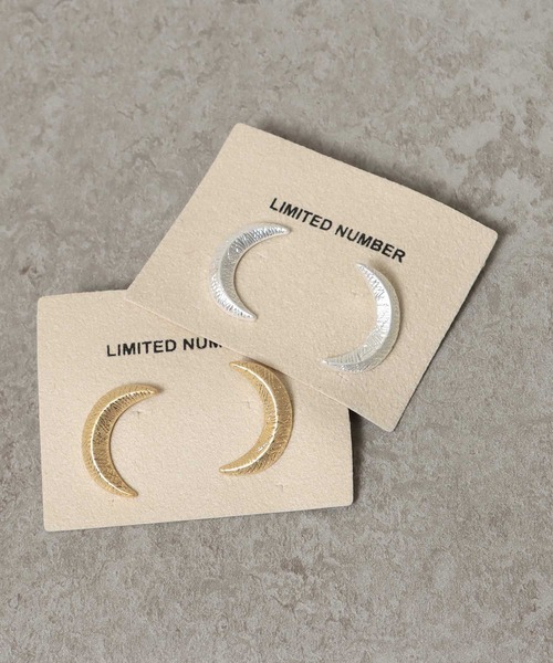 Cepica（セピカ）の「【LIMITED NUMBER / リミテッドナンバー】ムーンピアス（ピアス（両耳用）・レディース・シルバー/ゴールド・FREE）」の5枚目の写真