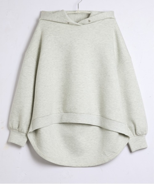 AMELY(エミリー)の「バルーンシルエットパーカー(パーカー・レディース・ネイビー/ライトグレー/ブラック/ダークグレー・フリー)」の21枚目の写真