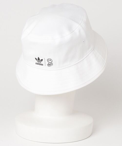 adidas(アディダス)の「アディダス オリジナルス × アンドレ・サライヴァ バケットハット / アディダスオリジナルス adidas Originals(ハット・メンズ・ホワイト・MEDIUM/LARGE/X-LARGE)」の5枚目の写真