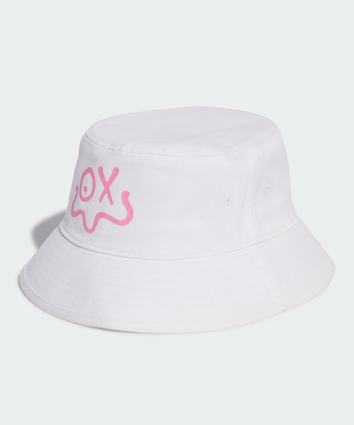 adidas(アディダス)の「アディダス オリジナルス × アンドレ・サライヴァ バケットハット / アディダスオリジナルス adidas Originals(ハット・メンズ・ホワイト・MEDIUM/LARGE/X-LARGE)」の1枚目の写真
