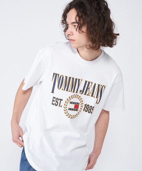 tommy jeans（トミー ジーンズ）の「リラックスプリントTシャツ（Tシャツ/カットソー・メンズ・ブラック/ホワイト・LARGE/MEDIUM/SMALL/X-LARGE）」の13枚目の写真