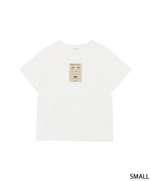 ADIRA（アディラ）の「メンバーパスT（Tシャツ/カットソー・レディース・ホワイト・SMALL）」の2枚目の写真
