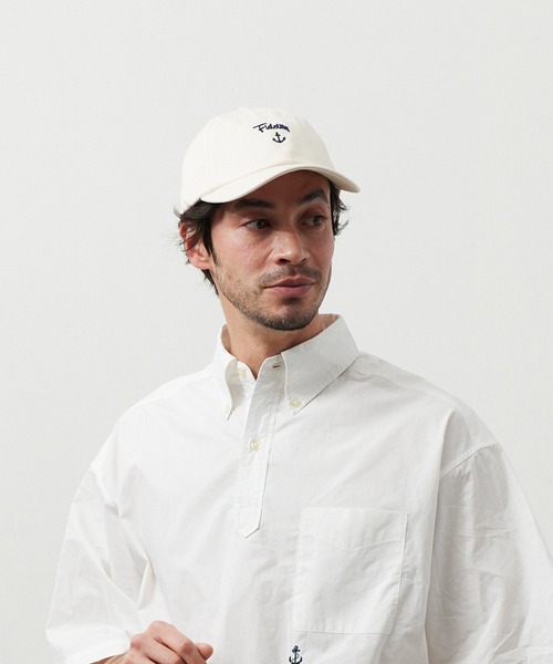FIDELITY（フィデリティ）の「ANCHOR EMBROIDERY CAP / キャップ（キャップ・メンズ・ブラック/ネイビー/ベージュ/ダークグリーン・FREE）」の3枚目の写真