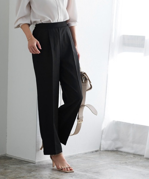 Pierrot（ピエロ）の「2wayワイドストラップサロペット（サロペット/オーバーオール・レディース・ライトベージュ/ネイビー/ブラック・M/L/PM）」の18枚目の写真