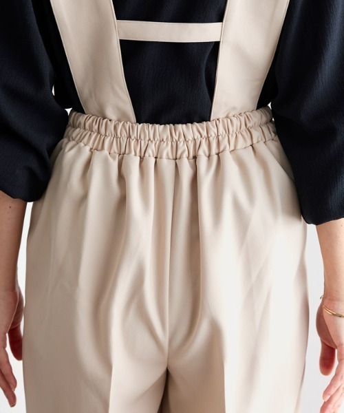 Pierrot（ピエロ）の「2wayワイドストラップサロペット（サロペット/オーバーオール・レディース・ライトベージュ/ネイビー/ブラック・M/L/PM）」の22枚目の写真