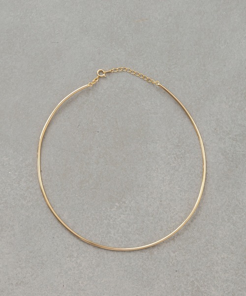 mystic（ミスティック）の「[Eau] thin (choker)（ネックレス・レディース・ゴールド・ONE SIZE）」の4枚目の写真