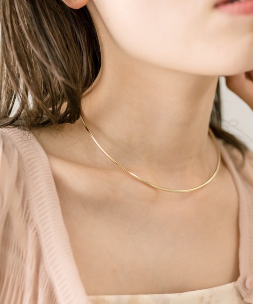 mystic（ミスティック）の「[Eau] thin (choker)（ネックレス・レディース・ゴールド・ONE SIZE）」の8枚目の写真