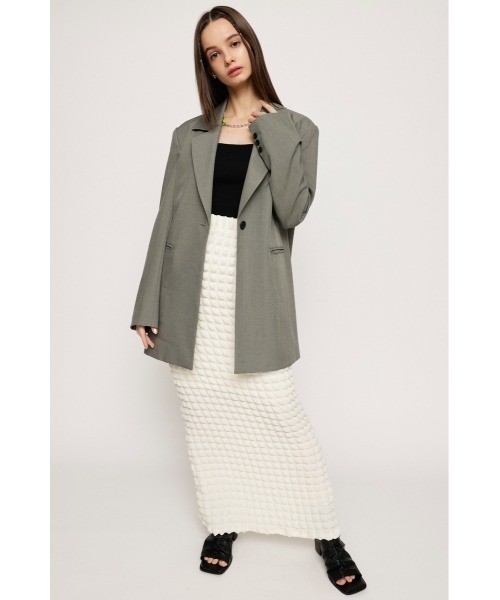 SLY(スライ)の「FLOATING JQ PENCIL SK セットアップ可能(スカート・レディース・ブラック/アイボリー/グリーン・FREE)」の22枚目の写真