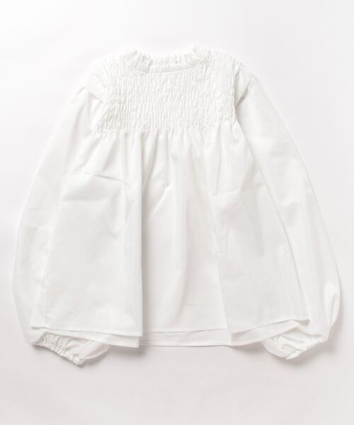 STYLEBLOCK（スタイルブロック）の「ブロードボリュームスリーブシャーリングブラウス（シャツ/ブラウス・レディース・ライトグレー/ピンク/ブラック・M）」の6枚目の写真