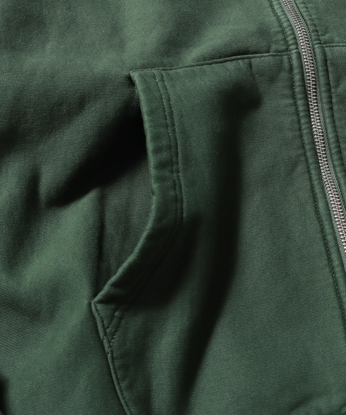 STUSSY（ステューシー）の「STUSSY/ステューシー STOCK LOGO ZIP HOOD ジップフーディー パーカー（パーカー・メンズ・グリーン・L/M/XL/S）」の7枚目の写真