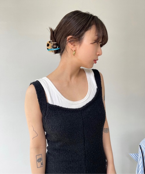 SANSeLF(サンセルフ)の「パイル地オールインワン【SANSeLF】sansk23s008(つなぎ/オールインワン・レディース・ブラック・FREE)」の5枚目の写真