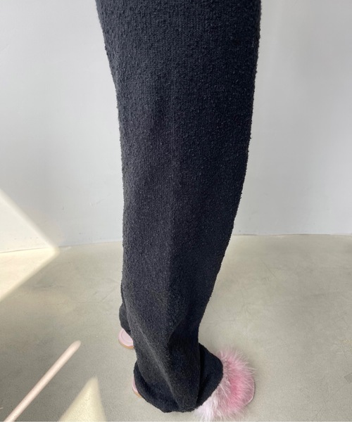 SANSeLF(サンセルフ)の「パイル地オールインワン【SANSeLF】sansk23s008(つなぎ/オールインワン・レディース・ブラック・FREE)」の6枚目の写真