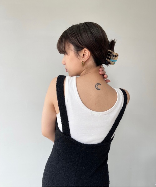 SANSeLF(サンセルフ)の「パイル地オールインワン【SANSeLF】sansk23s008(つなぎ/オールインワン・レディース・ブラック・FREE)」の8枚目の写真