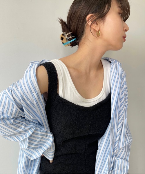 SANSeLF(サンセルフ)の「パイル地オールインワン【SANSeLF】sansk23s008(つなぎ/オールインワン・レディース・ブラック・FREE)」の14枚目の写真